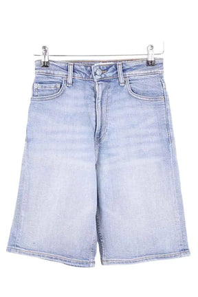 Bermuda Ganni Bleu en Coton, taille XS - Seconde Main