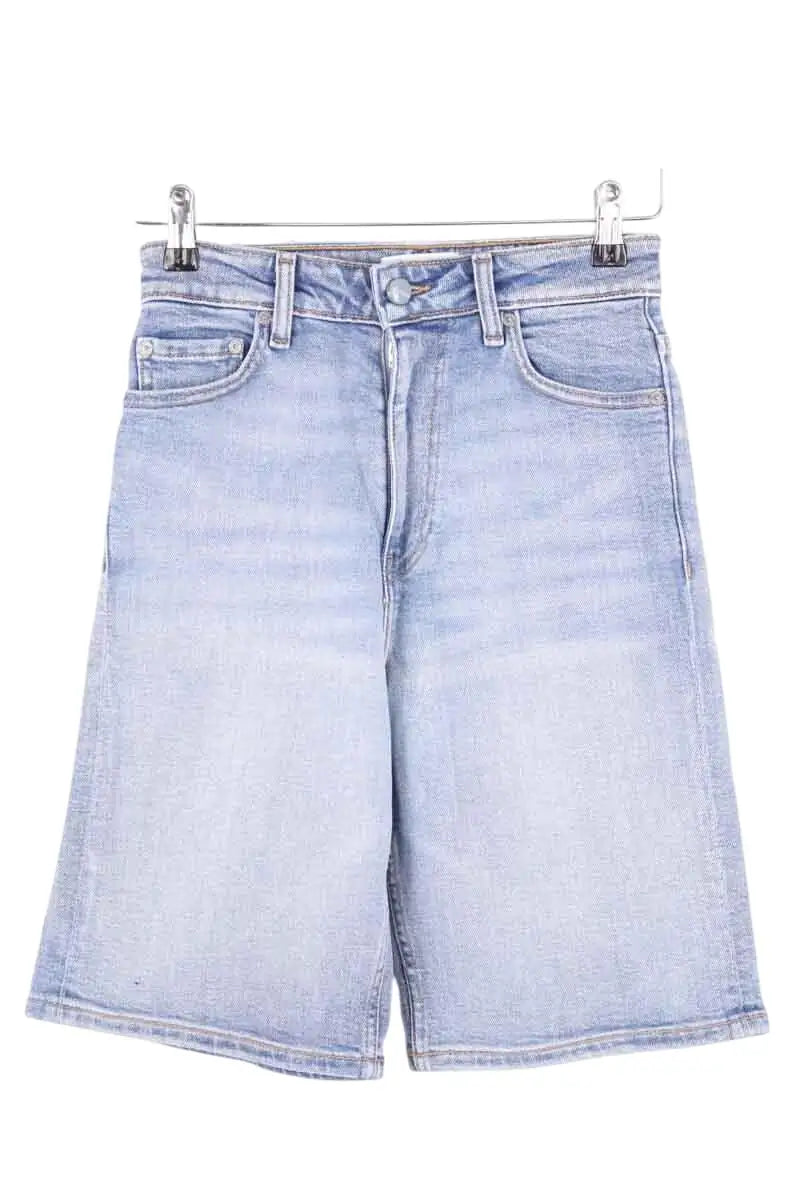 Bermuda Ganni Bleu en Coton, taille XS - Seconde Main