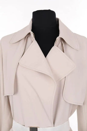 Trench-coat Tara Jarmon Beige en Synthétique