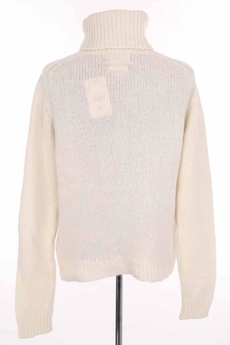 Pull Ba&Sh Blanc en Cachemire