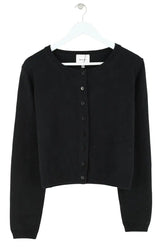 Cardigan Reformation Noir en Coton, taille M - Seconde Main