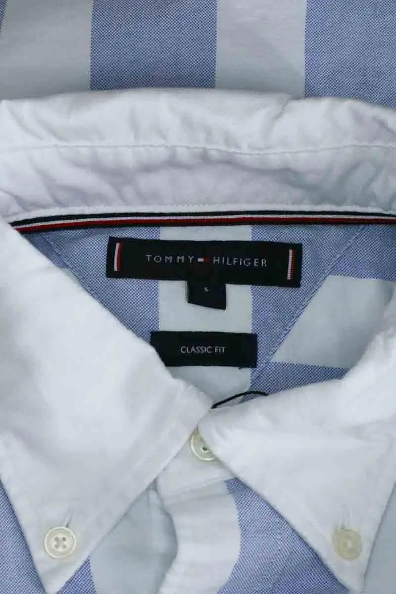 Chemise Tommy Hilfiger Bleu en Coton