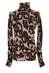 Top Diane Von Furstenberg Beige en Laine, taille S - Seconde Main