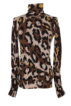 Top Diane Von Furstenberg Beige en Laine, taille S - Seconde Main