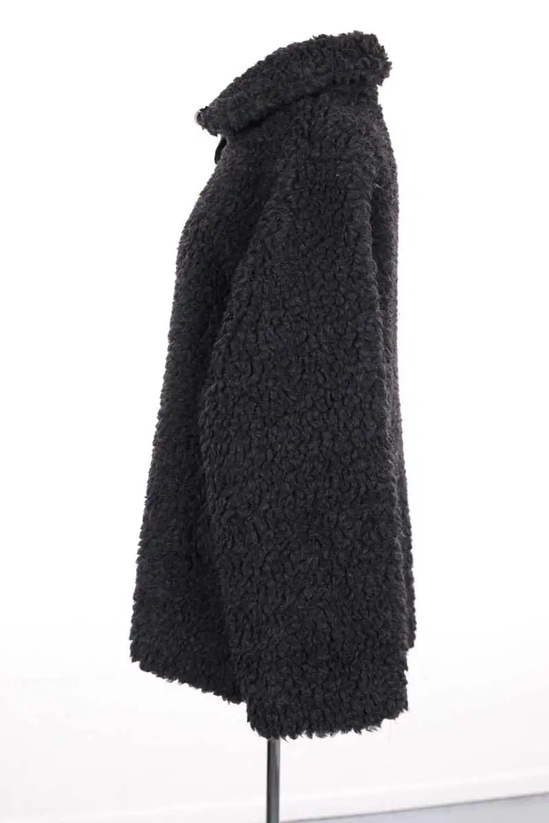 Manteau Arket Anthracite en Laine