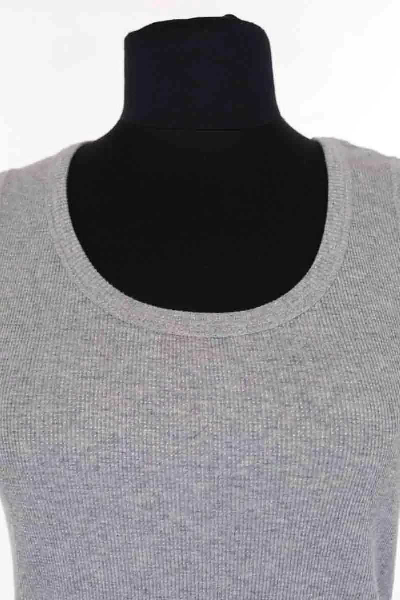 Top sans manche Liu Jo Gris en Coton