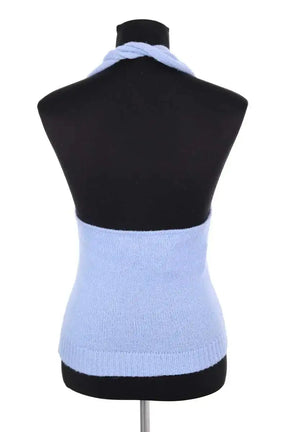 Top sans manche Musier Bleu en Synthétique