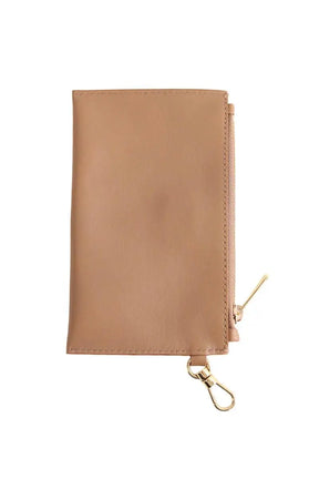 Pochette Lancel Beige en Cuir