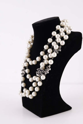Collier Chanel  Blanc