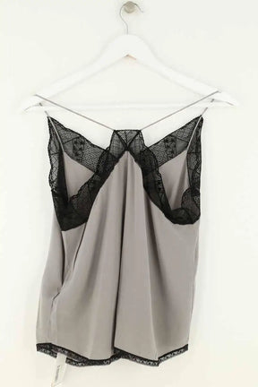 Top sans manche Zadig & Voltaire Gris en Soie