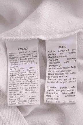Robe Lacoste Blanc en Coton