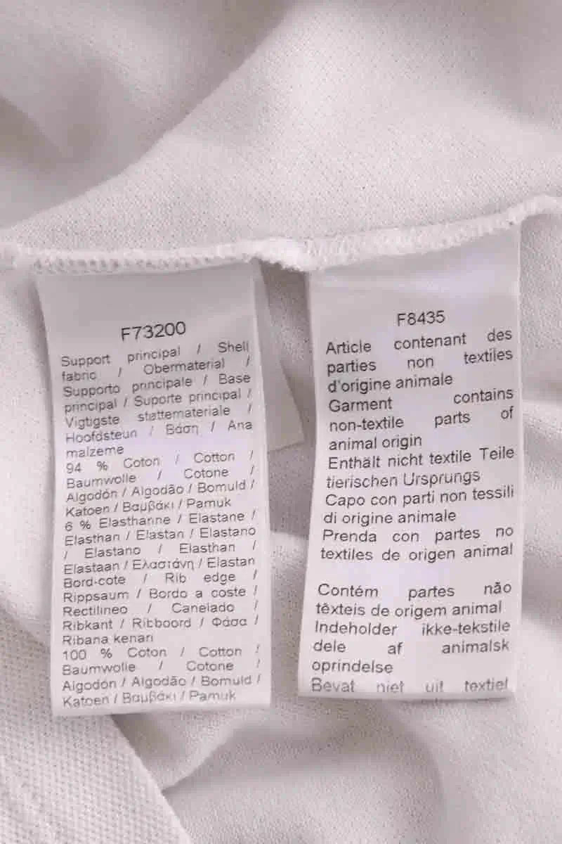 Robe Lacoste Blanc en Coton