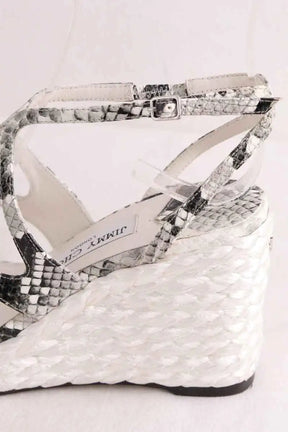 Sandales Jimmy Choo Blanc en Cuir