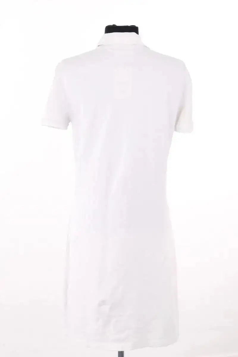 Robe Lacoste Blanc en Coton