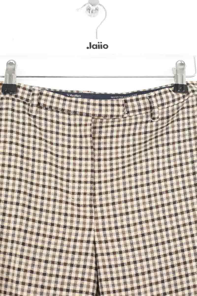 Pantalon droit Max Mara  Beige