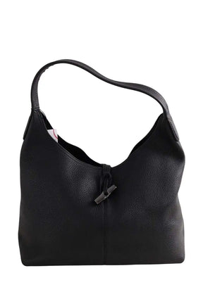 Sac porté épaule Longchamp Roseau Noir en Cuir - Seconde Main