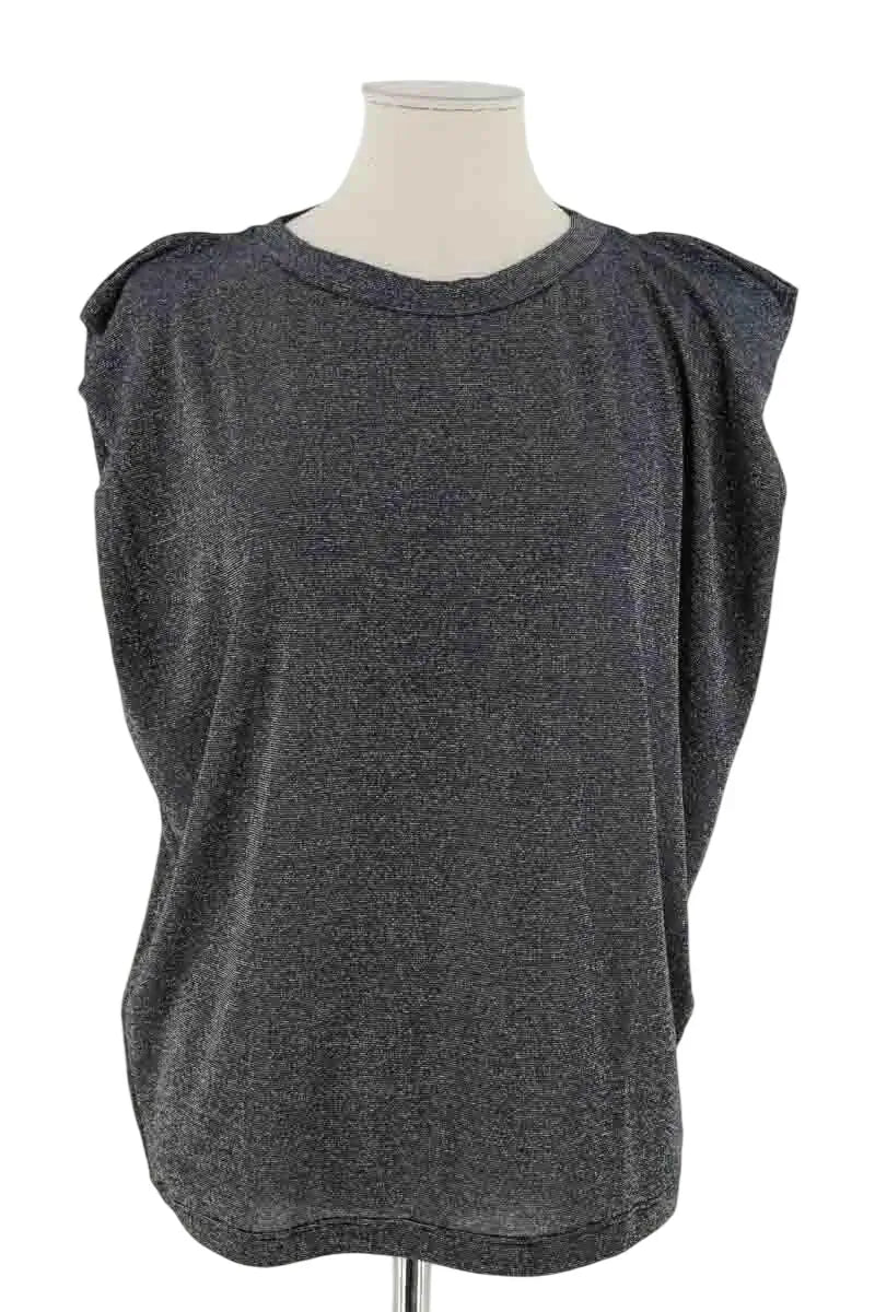 Top Momoni Gris en Synthétique, taille S - Seconde Main