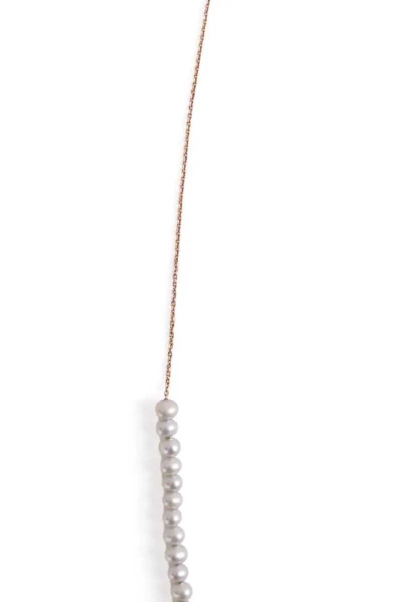 Collier Ginette NY Gris en Or rose