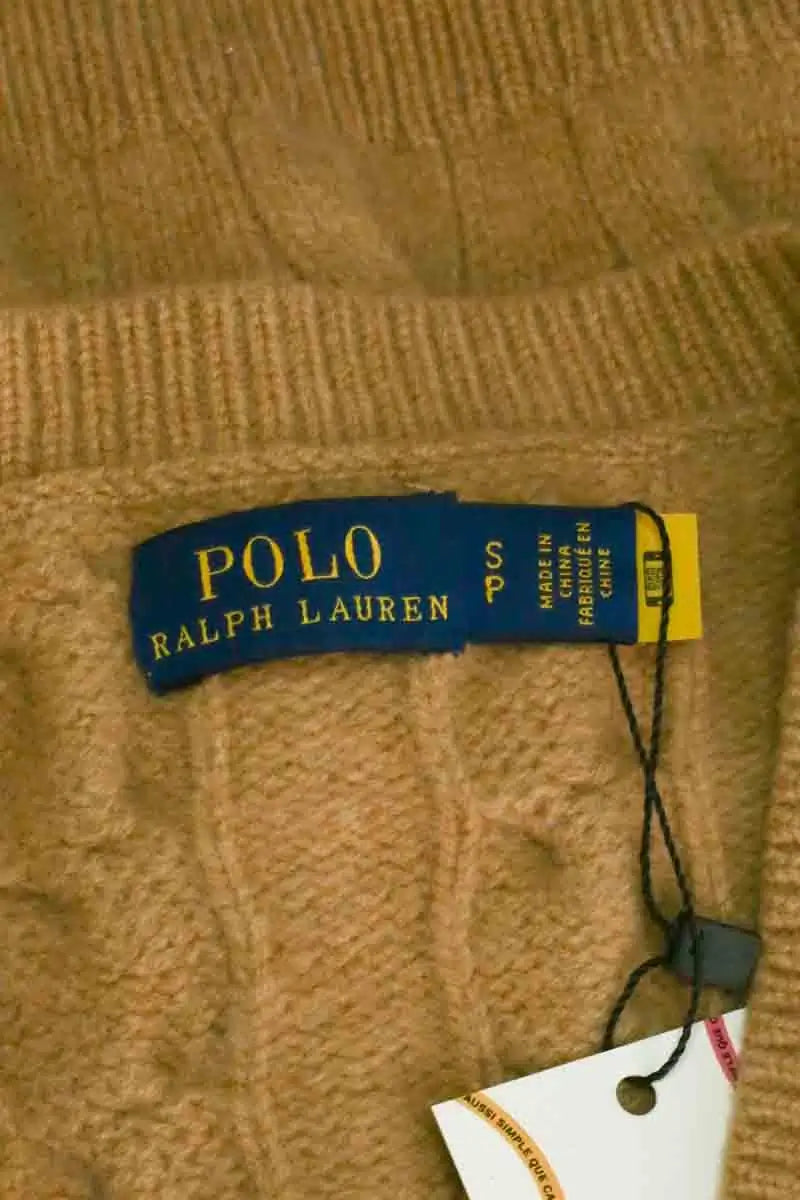 Top sans manche Ralph Lauren Beige en Coton