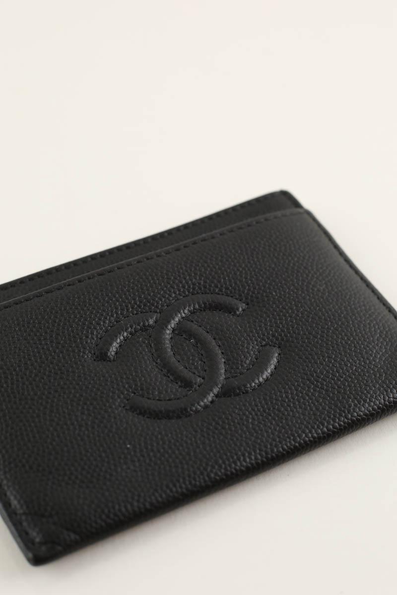 Porte-cartes Chanel  Noir