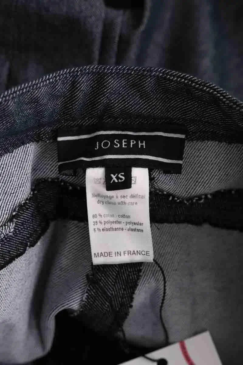 Pantalon droit Joseph Bleu en Coton