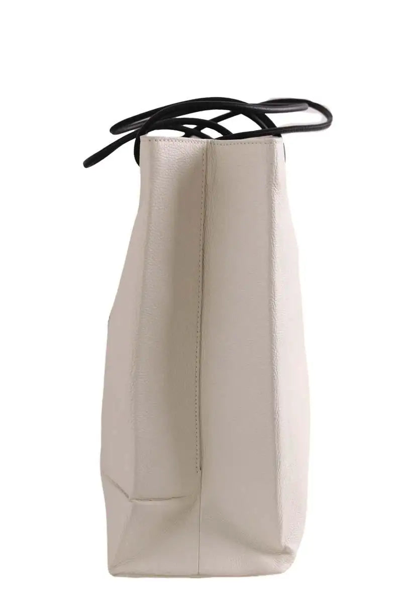 Cabas Balenciaga Blanc en Cuir
