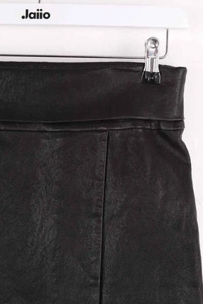 Mini jupe Isabel Marant Noir en Cuir