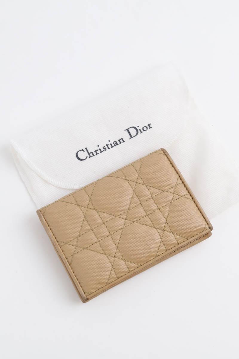 Porte-cartes Dior  Beige