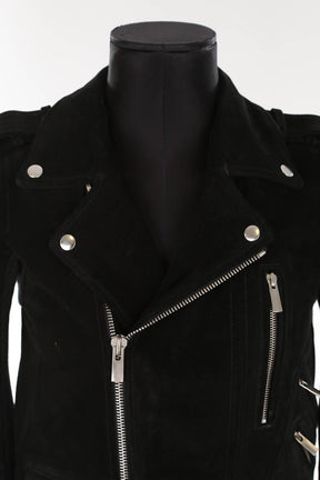 Veste en cuir The Kooples  Noir
