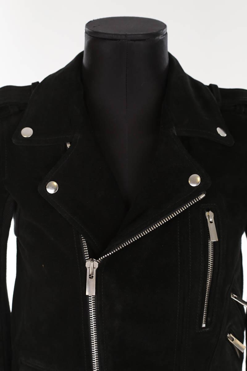 Veste en cuir The Kooples  Noir