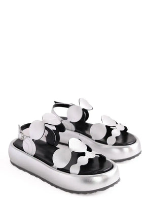 Sandales Pierre Hardy Argent en Cuir