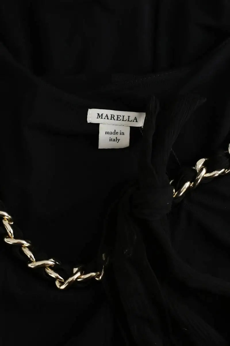 Robe Marella Noir en Synthétique