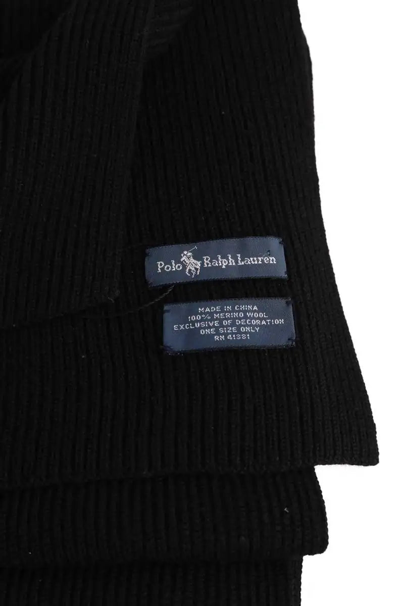 Echarpe  Ralph Lauren Noir en Laine