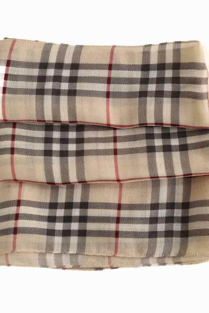 Écharpe Burberry Beige en Laine