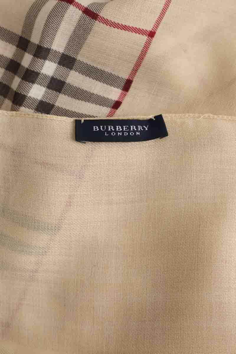 Écharpe Burberry Beige en Laine