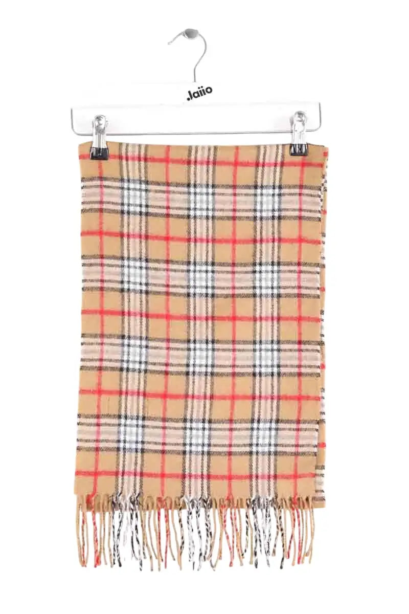 Écharpe Burberry Beige en Laine - Seconde Main