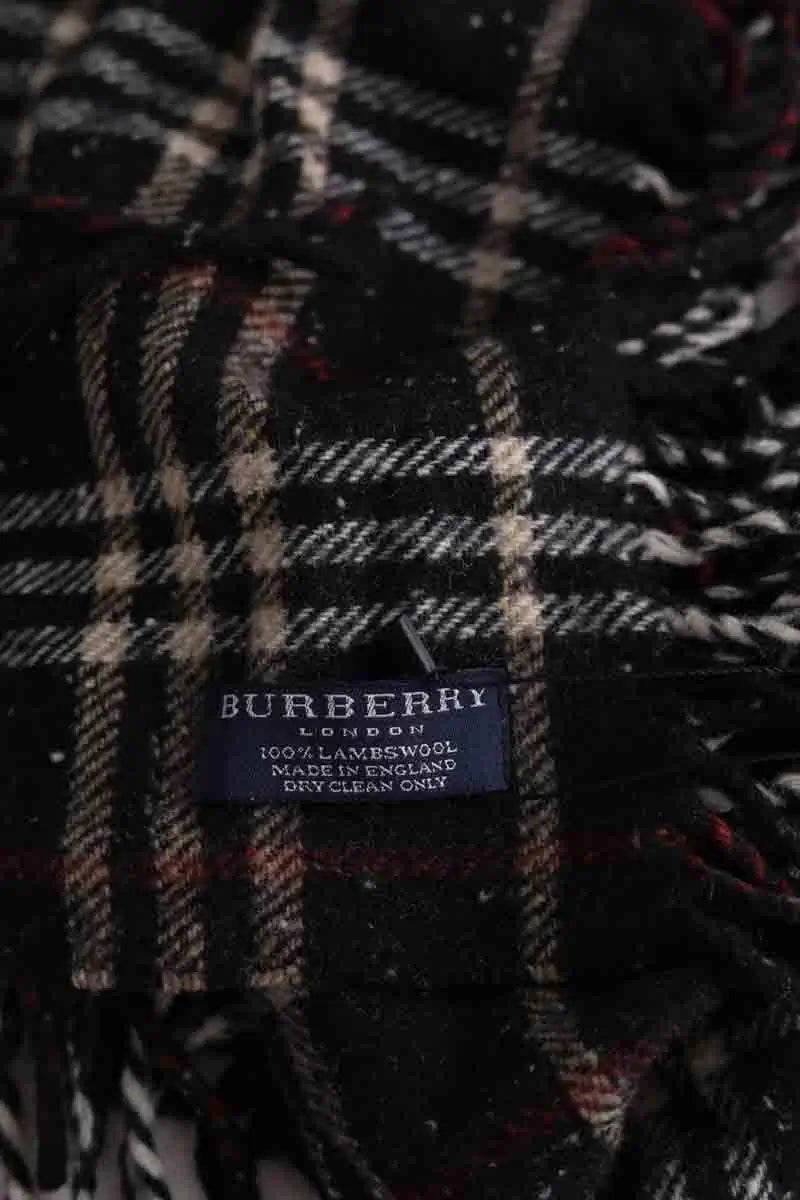 Écharpe Burberry Noir en Laine