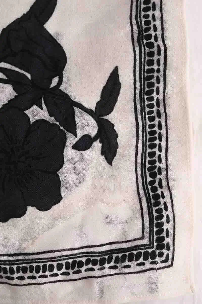 Écharpe Eric Bompard Blanc en Cachemire