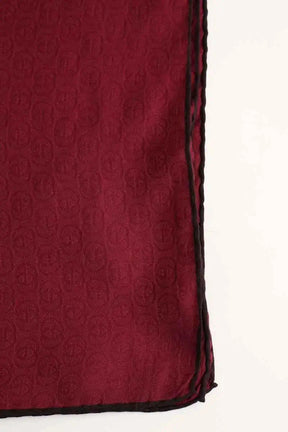 Écharpe Gucci Bordeaux en Soie