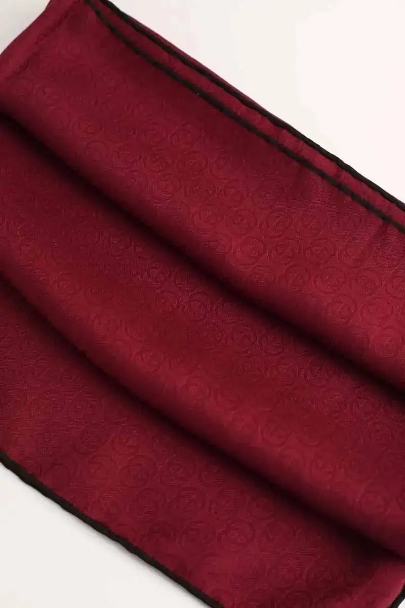 Écharpe Gucci Bordeaux en Soie