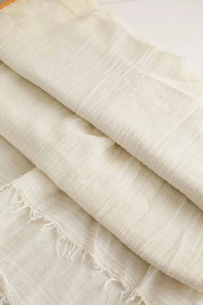 Écharpe Maje Blanc en Coton