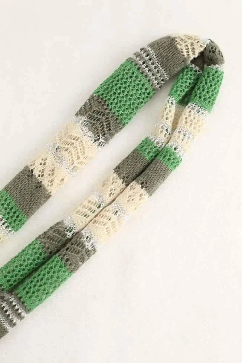 Écharpe Maje Vert en Polyester