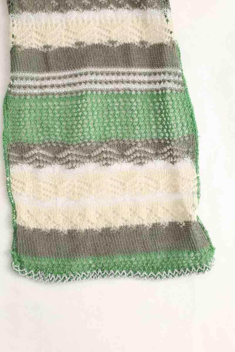 Écharpe Maje Vert en Polyester