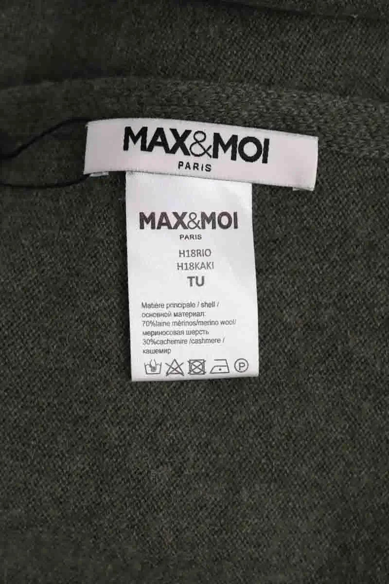 Écharpe Max & Moi Kaki en Laine