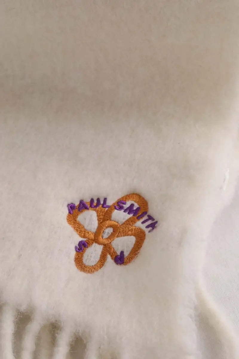 Écharpe Paul Smith Blanc en Laine