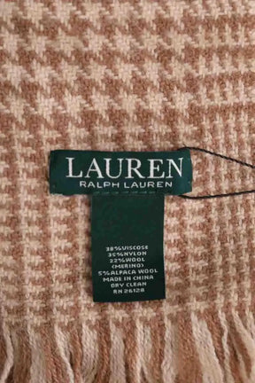 Écharpe Ralph Lauren Beige en Viscose
