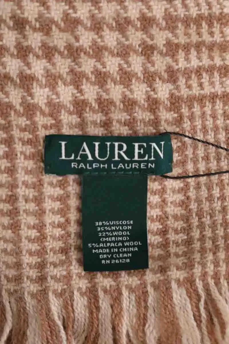 Écharpe Ralph Lauren Beige en Viscose