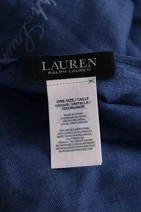 Écharpe Ralph Lauren Bleu en Laine