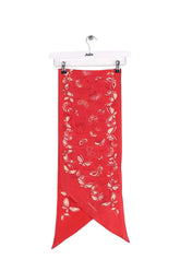 Écharpe Salvatore Ferragamo Rouge en Soie - Seconde Main