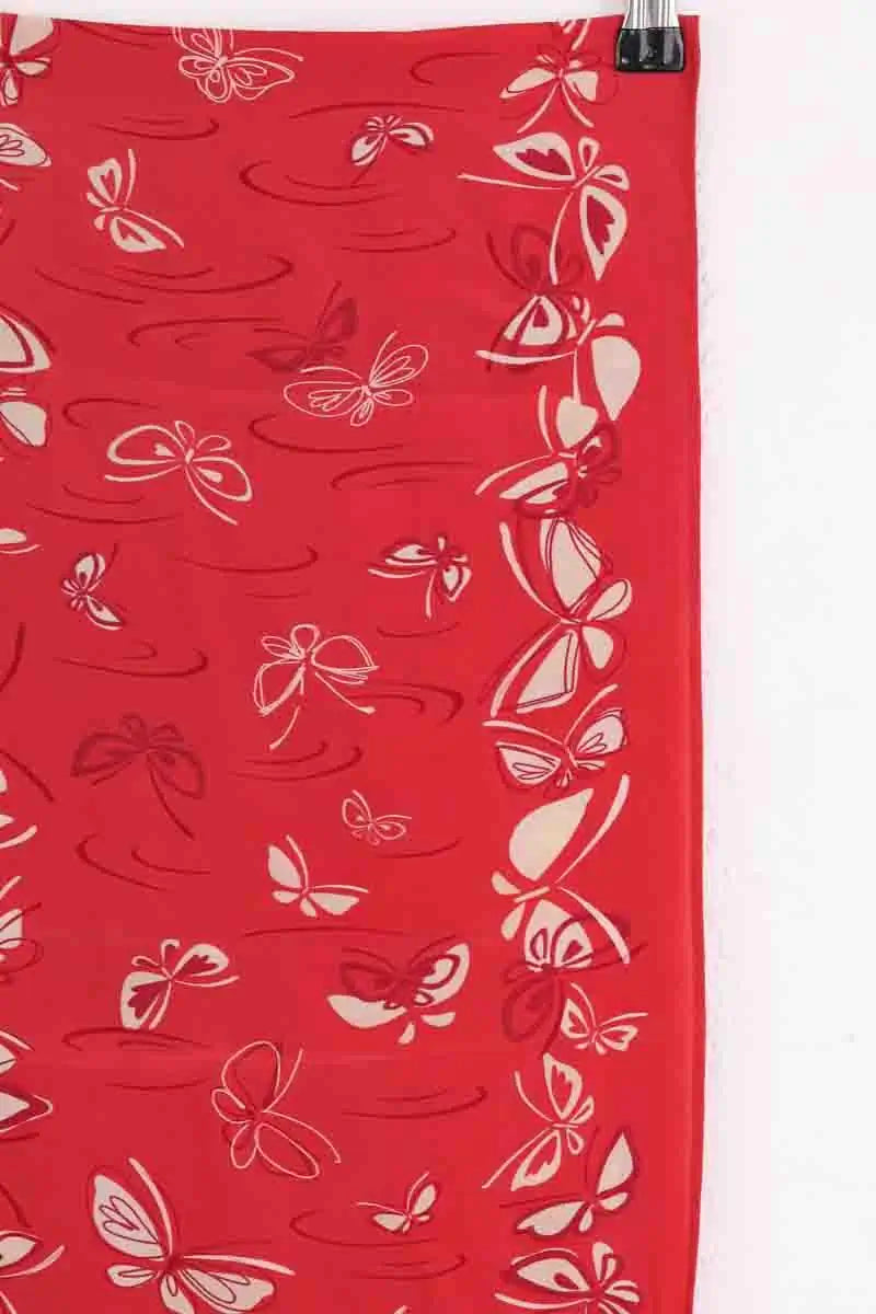 Écharpe Salvatore Ferragamo Rouge en Soie